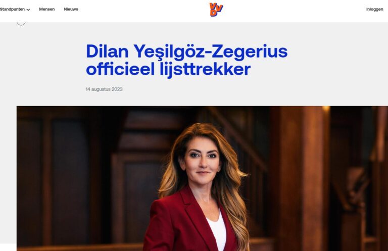 Dilan Yeşilgöz VVD’nin yeni lideri oldu