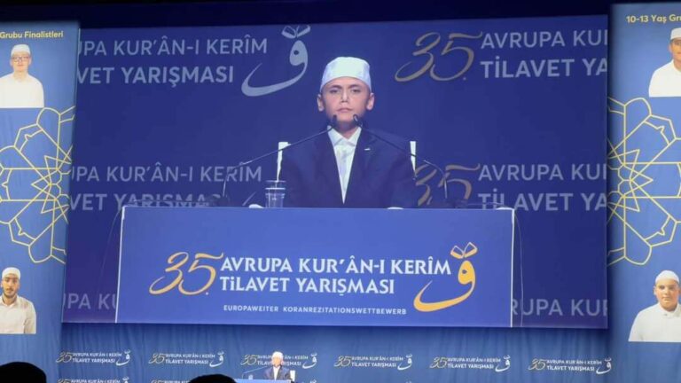 35. Avrupa Kur’ân Yarışması’nda Emin Tayyip Özalp ve Furkan Vural Birinci Oldu
